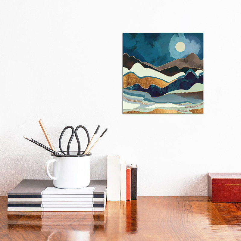 «Autumn Hills», reproduction d'impression, Aucun mat, H 12 po x l 12 po x P 1,5 po, Toile tendue