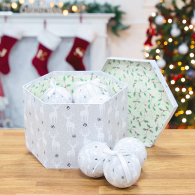 15.5cm Solid Colour Shatterproof Ball Ornament