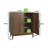 Sideboard Buffet Cabinet With Storage, Carved 2 Door Sideboard, Accent Cabinet-1475588783