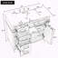 Meuble-lavabo moderne 36 po avec lavabo en céramique et tiroir rabattable 36 po-2049789858