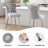 Maghull Upholstered Counter Stool with Metal Frame-1422407906