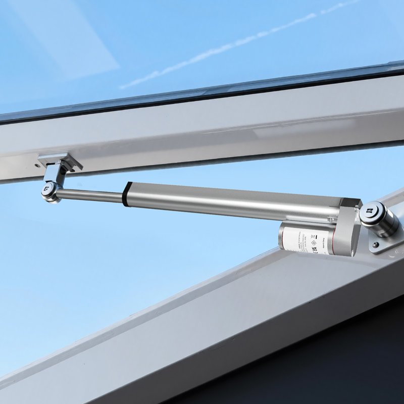 12V Linear Actuator, 9.84 Inch Stroke 0.6"/s High-Speed Linear Motion Actuator, 225lbs/1000N with IP54 Protection & Mounting Bracket for Lift Desk, Recliner Chairs, Window Door Opener