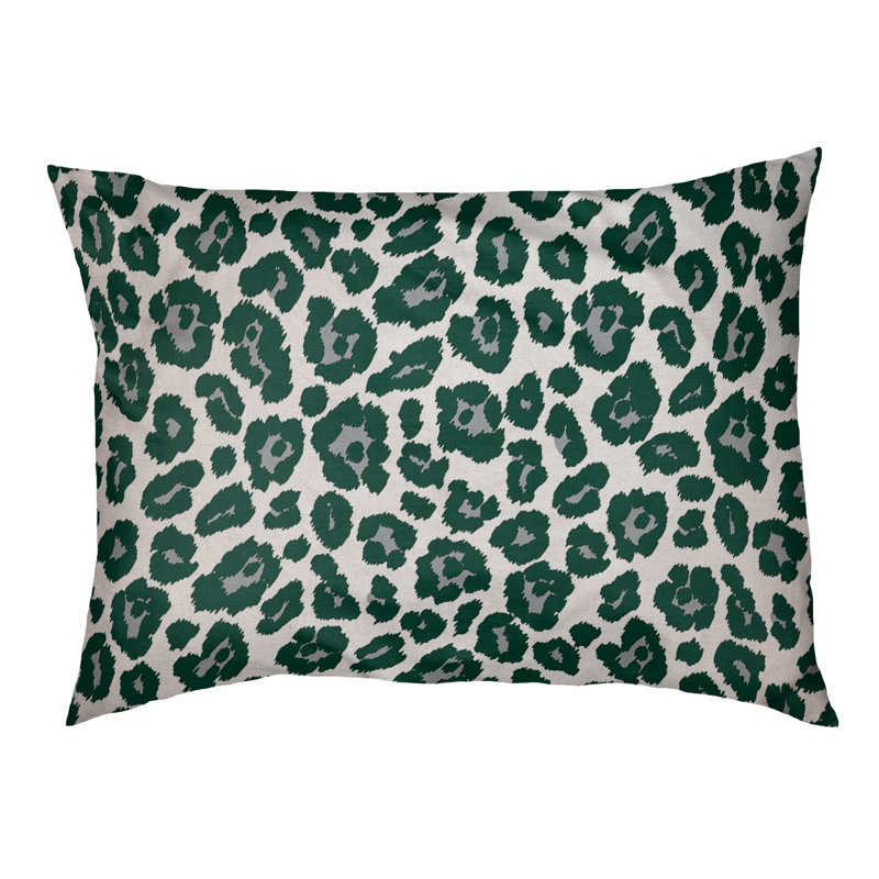 Coussin pour chien Baltimore Football, Grand (l 30 po x P 40 po x H 5 po), Blanc / gris/ vert forêt