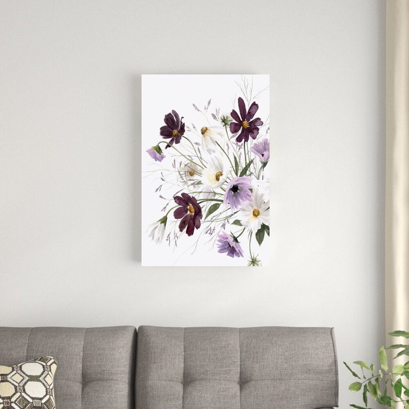 Bouquet d'améthyste I, H 30 po x l 20 po