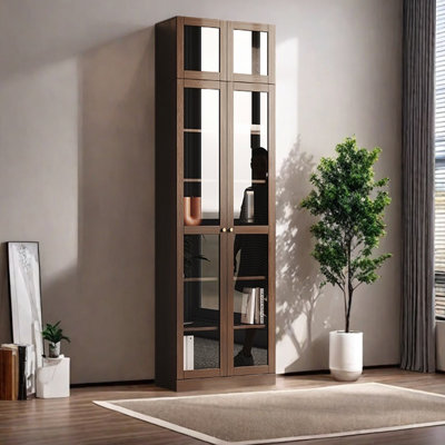 Modern solid wood high appearance level bookcase