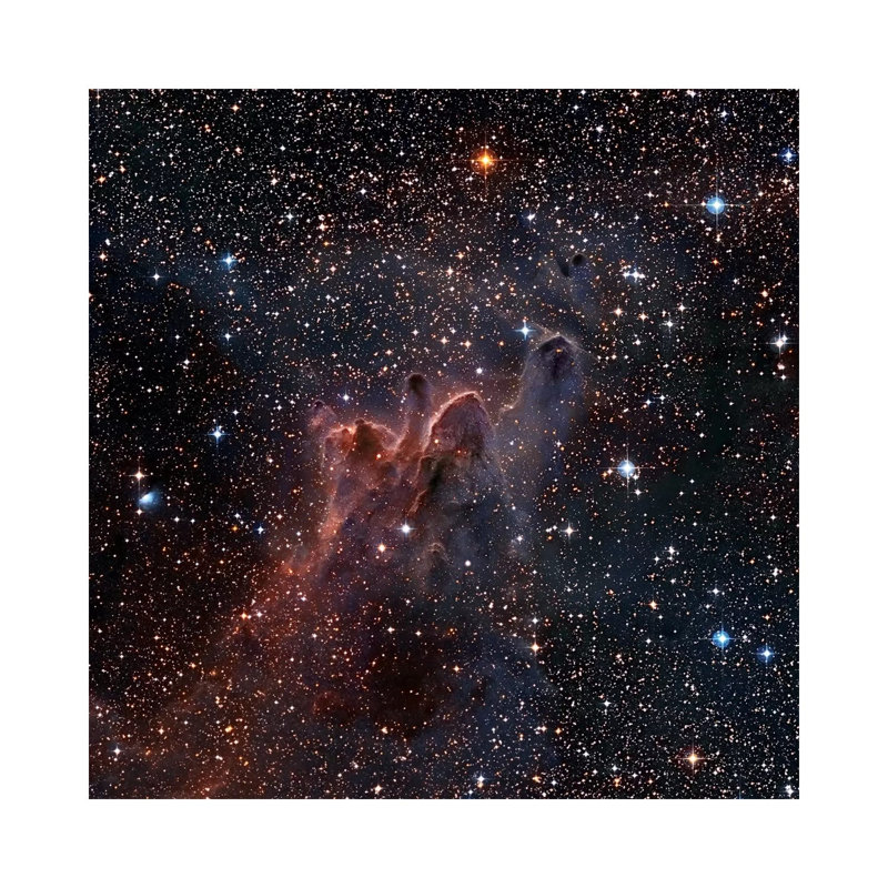 CG-30/31/38 Cometary Globules In Vela/Puppis by Robert Gendler - Wrapped Canvas Print, 30.48 cm H x 30.48 cm W