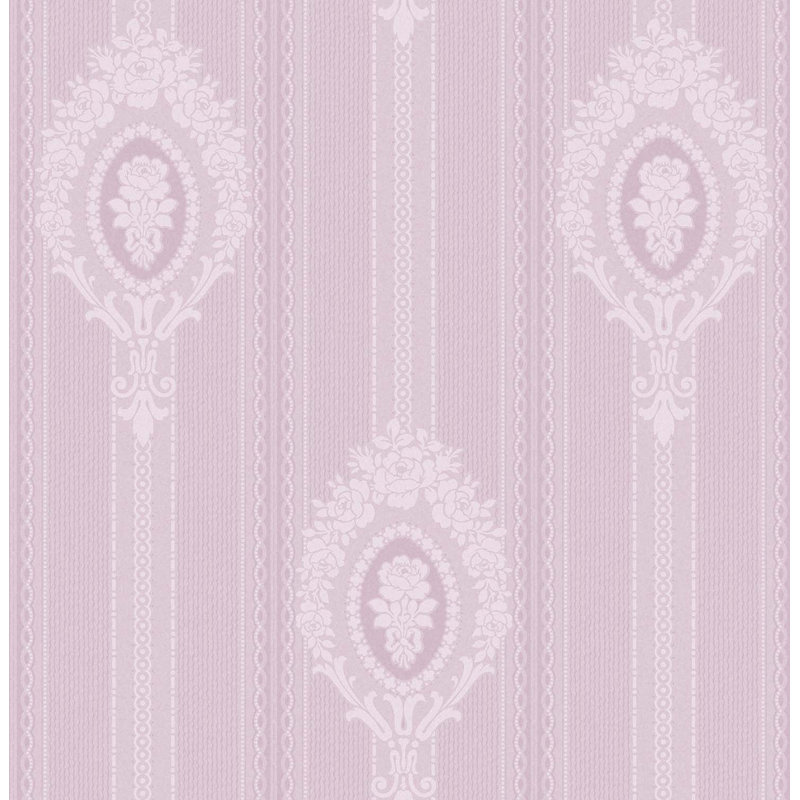 Akershus 10m x 53cm Wallpaper Roll, Purple