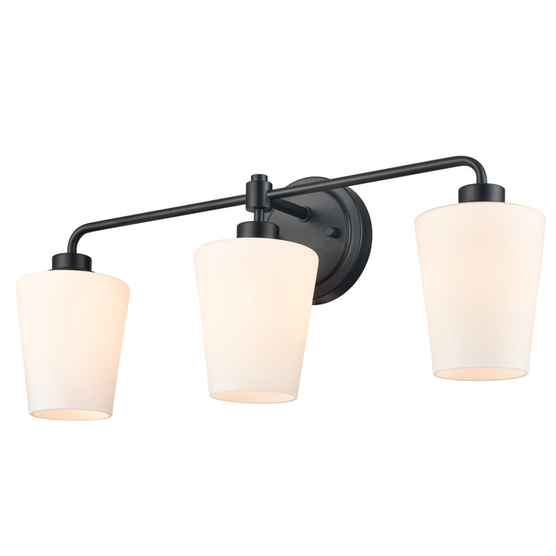 Sereyah 3 - Light Dimmable Vanity Light, Black