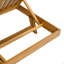 Ensemble de chaises longues, espace disponible sur un côté, bois d'acacia massif avec coussin de salon-1174908958