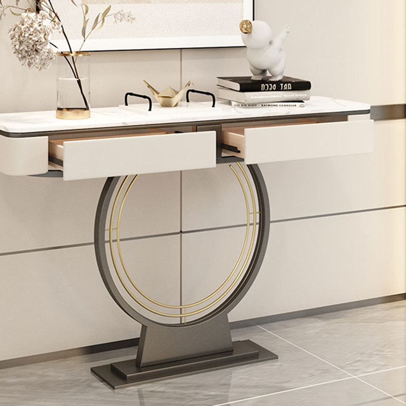 Console Italian Luxury, H 33,5 po x l 70,9 po x P 13,8 po