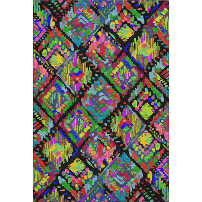 Premium Machine Washable Elize AMF1326 Diamonds Rug