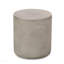 Table d'appoint d'extérieur en béton léger, table de bout MGO, gris clair
