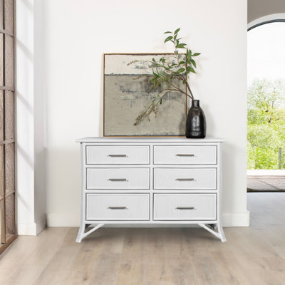 Commode double 6 tiroirs l 48 po Bermuda