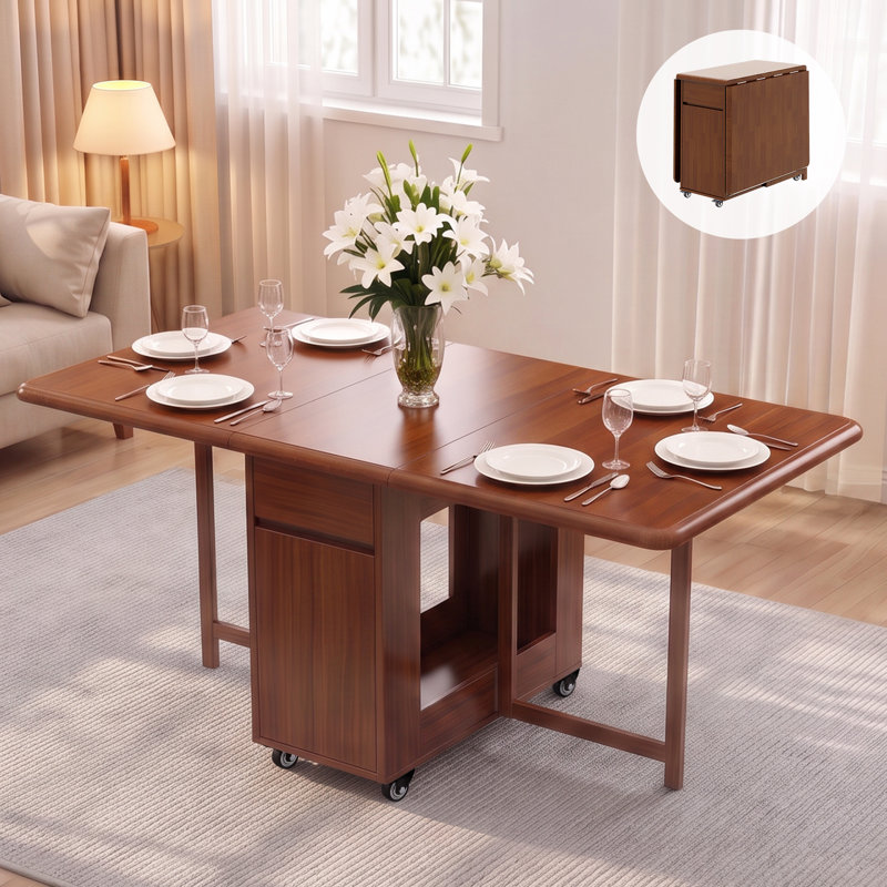 130 Folding Table, 130cm Table & 4 Chairs, Black