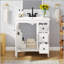 Meuble-lavabo moderne de 30 pouces avec lavabo en céramique, 3 tiroirs spacieux, structure en bois massif pour un rangement efficace et une conception élégante-1798431681