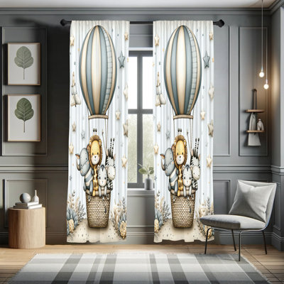 Paire de rideaux East Urban Home