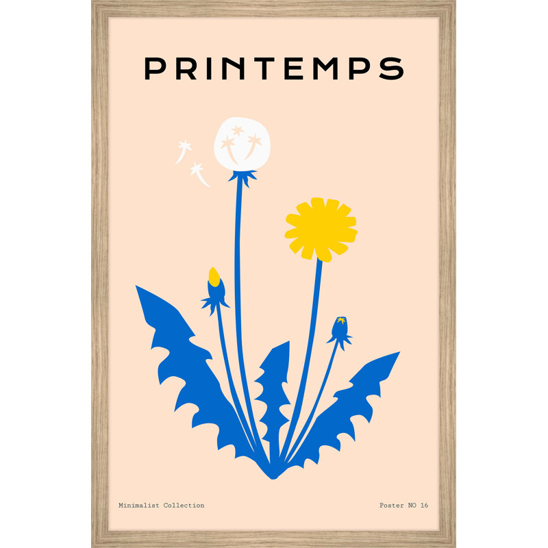 Minimalist Poster No 16 - Single Picture Frame Painting, 30cm H x 20cm W