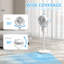 17 Stories 92cm Oscillating Pedestal / Standing Fan Fan