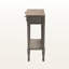 Console Sequoia à 1 tiroir en bois avec finition grise, H 31,35 po x l 31,28 po x P 13,85 po