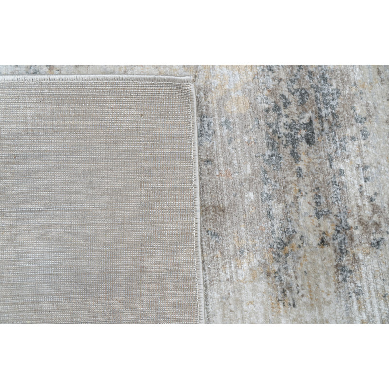 Clarissa 5.3X7 19901-890 BEIGE/GREY, Rectangle 5'2" x 7'