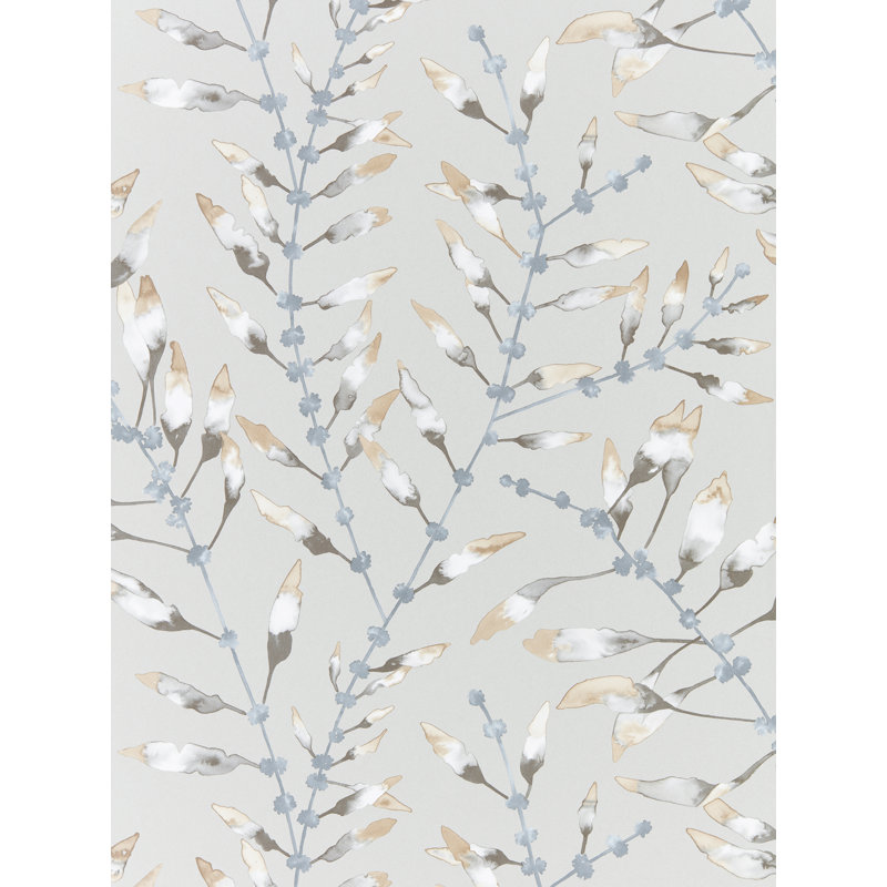 Chaconia Wallpaper, Amber/Slate