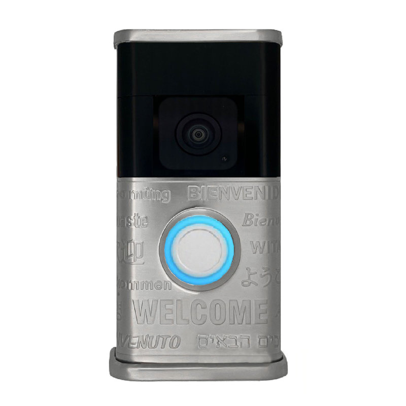 Couvre-sonnette multicolore de bienvenue vidéo (Ring 3, 3 Plus, 4, Batterie Plus, compatible Batterie Pro)