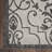 Trofin Rectangle Machine-made Power Loom Abstract Ivory/Charcoal Indoor/Outdoor Area Rug-396612679