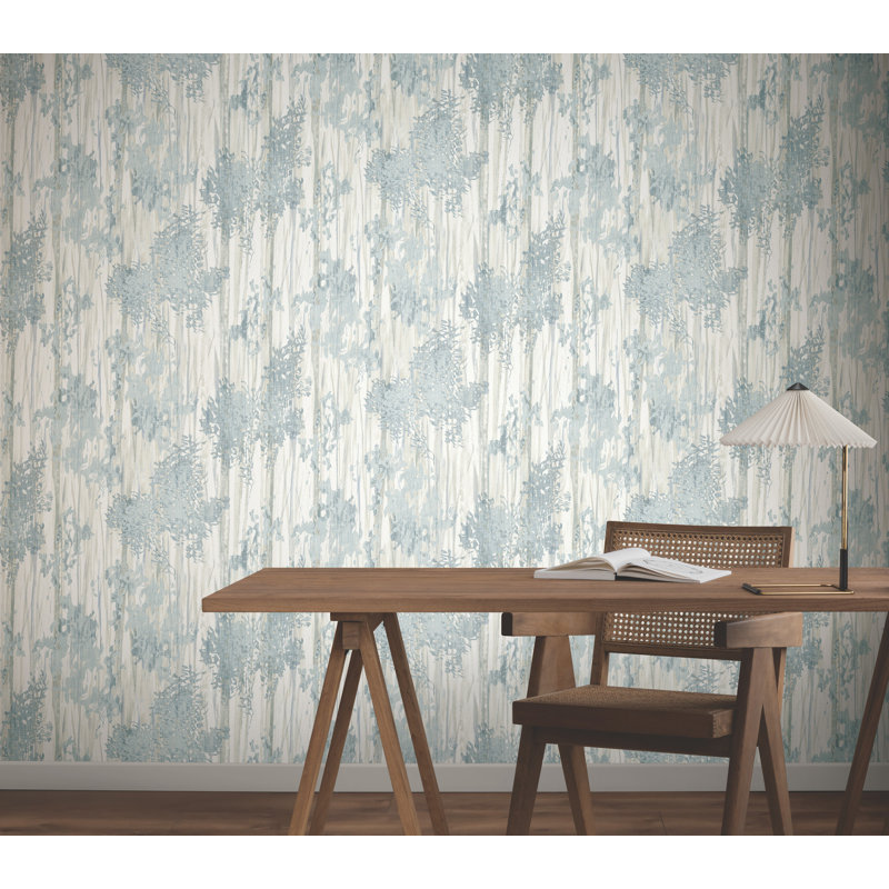 Papier peint Aspen Grove, Bleu