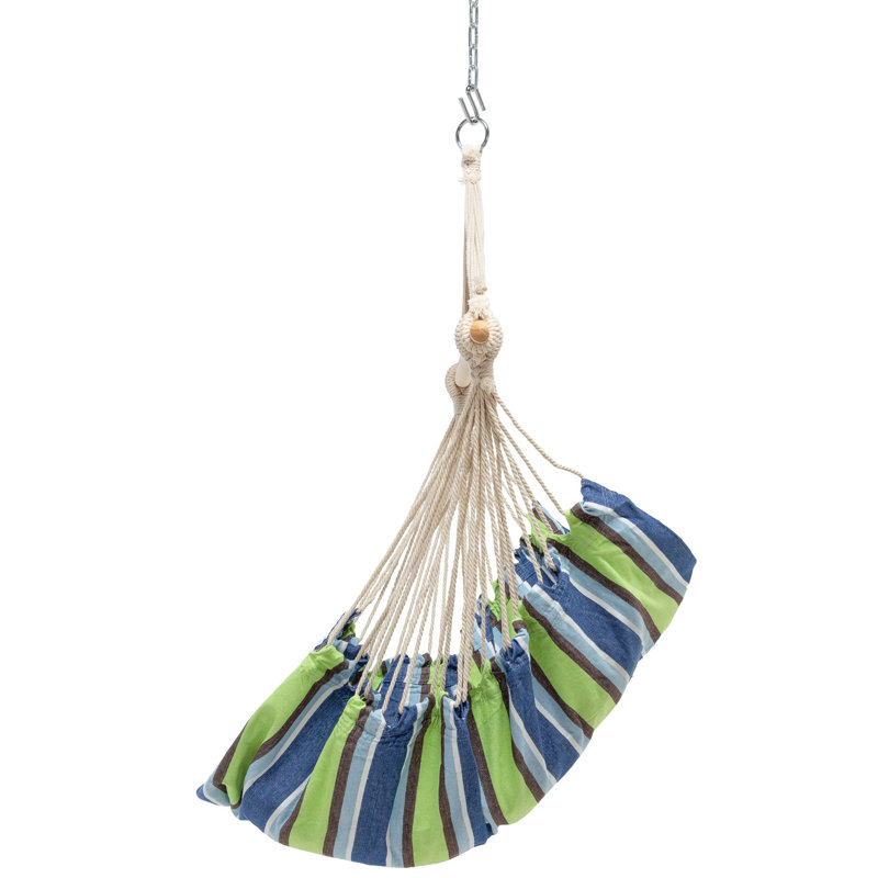 Chaise hamac Lolita, Bleu / vert
