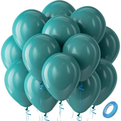Ballons bruns, ballons de fête en latex, paquet de 100 ballons ronds en hélium bohème brun foncé de 12 pouces pour l'obtention du diplôme de fin d'année