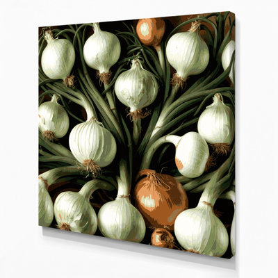 Art mural sur toile brun légumes légumes