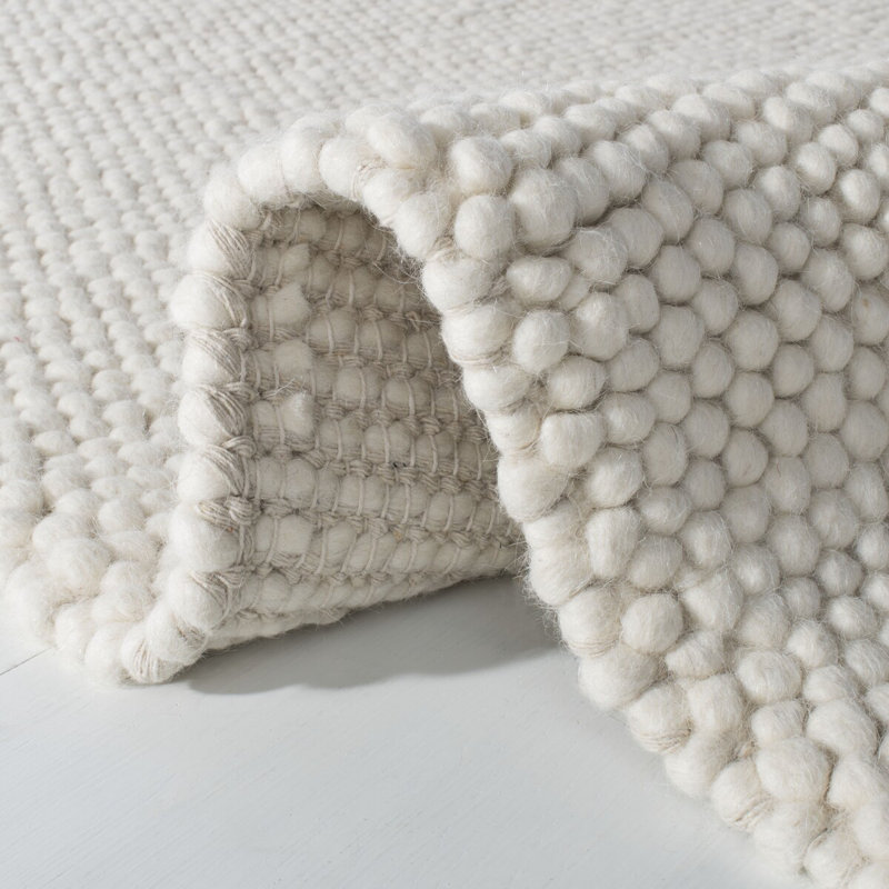 Tapis de couleur unie en laine / coton tissé à la main Carisbrooke Lauren Ralph Lauren, Rectangle 4 pi x 6 pi