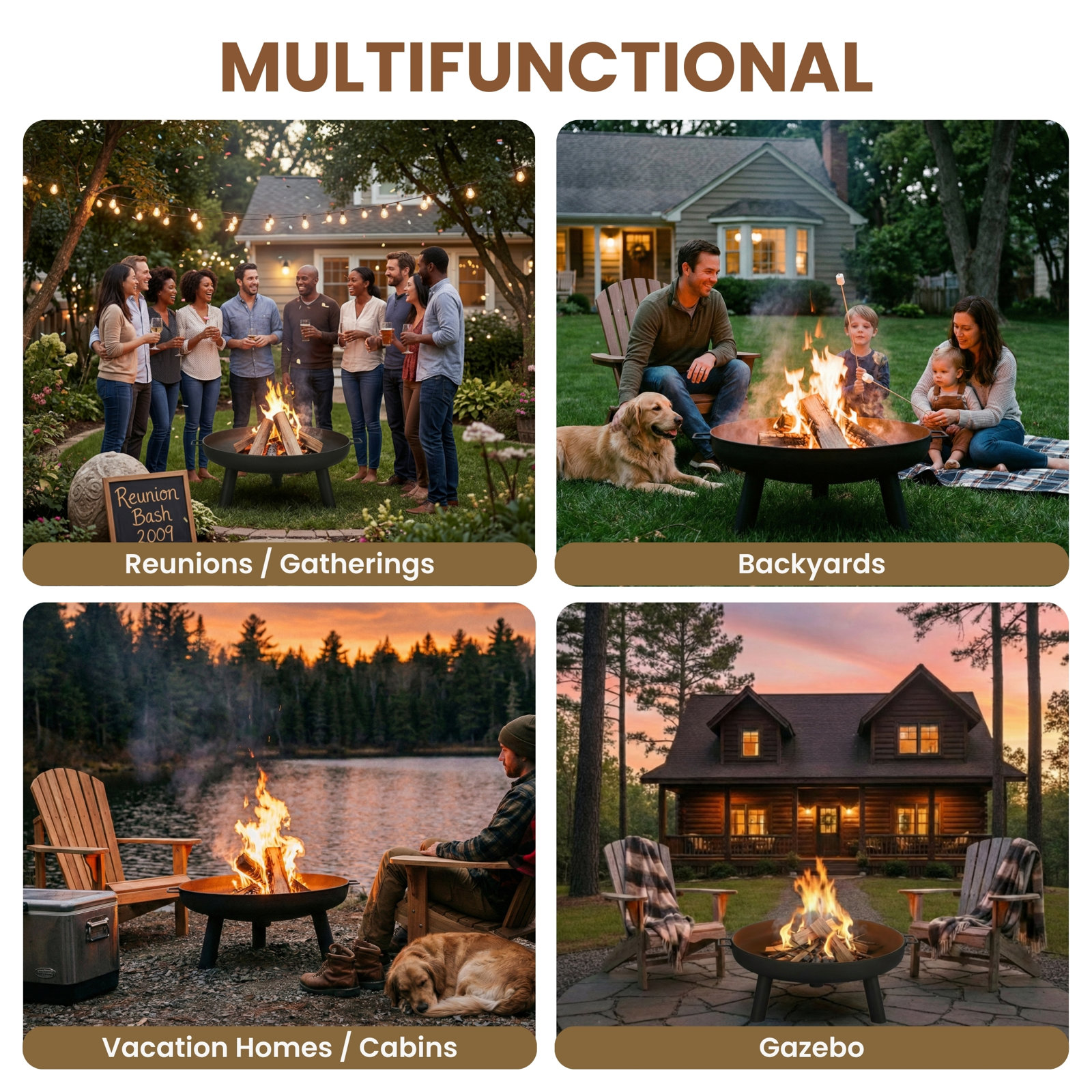 Lataivia Round Fire Pit