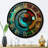 Cosmic Calculations Ancient Cartography II Metal Wall Clock-93380778