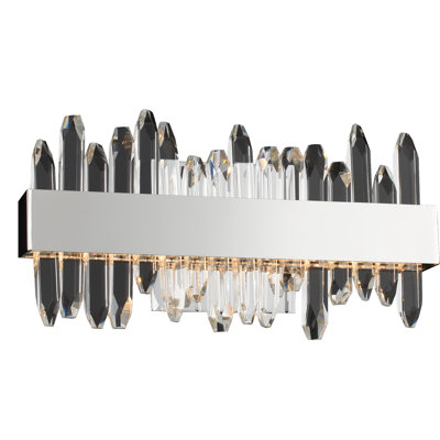 Quasar 1 LT Chrome/Clear Wall Sconce Allegri