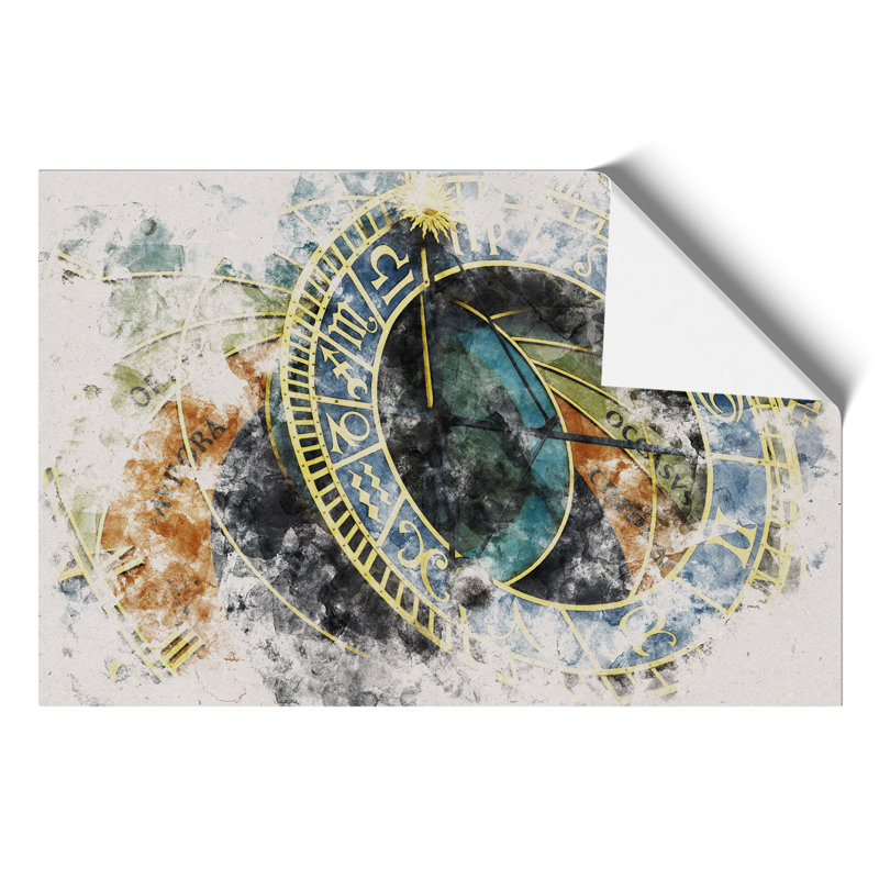Astronomical Clock In Prague - No Frame Print, 59cm H x 84cm W x 0.1cm D