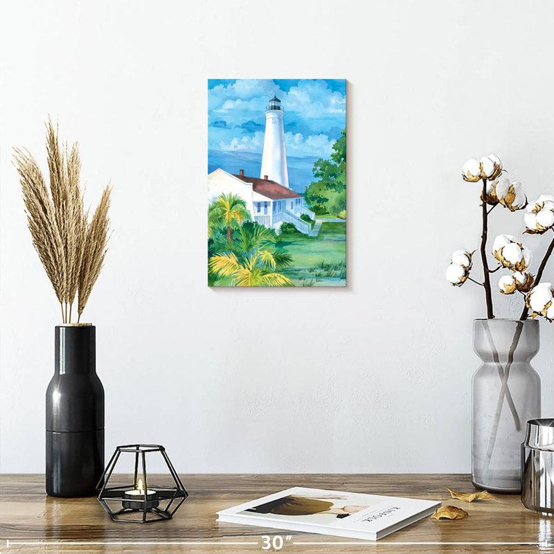 Aletra St. Marks Lighthouse, 12" H x 8" W