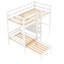 Lit mezzanine convertible avec bureau en L