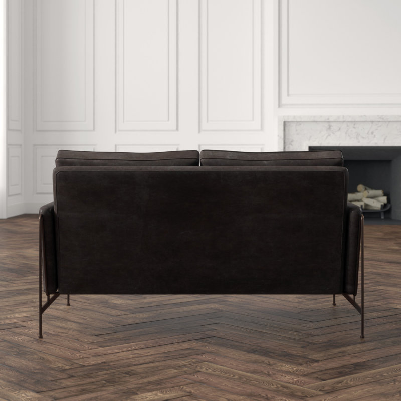 Thomas Bina Leather Loveseat