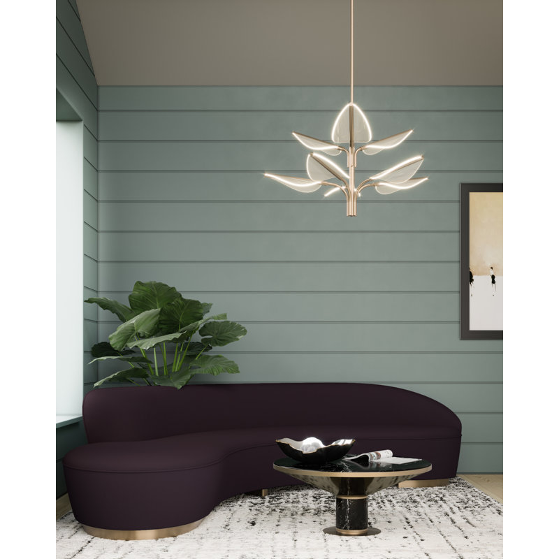 Flora 8 - Light LED Tiered Chandelier