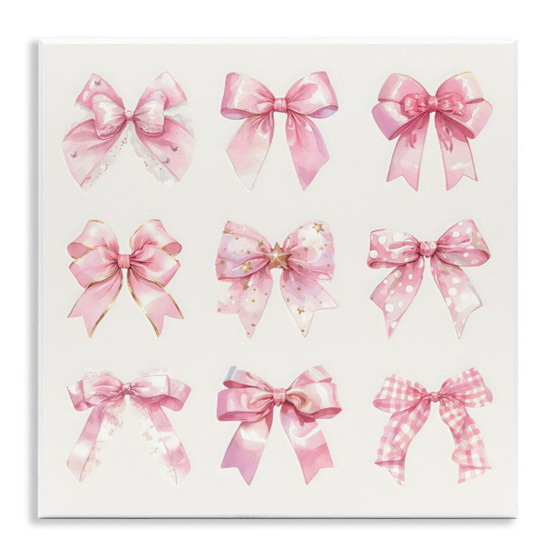 Ribbon Bow Styles Grouping, plaque par Creative Studio