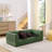 Comfortable Oversized Pet Sofa For Medium/Large Dogs - Modern Rectangular Design With Backrest, Armrests & Soft Cushion -OLIVE GREEN(56.5"*26"*17")-752138784
