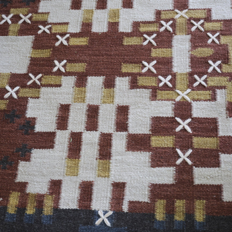 Firle Rosewood Rug, Rectangle 6'7" x 9'10"