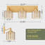 Éclairage de salle de bain à 3 lumières à intensité variable de 20 po pour salle de bain