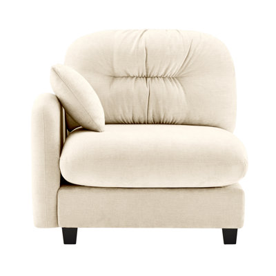 Canapé LSF avec 1 coussin - beige