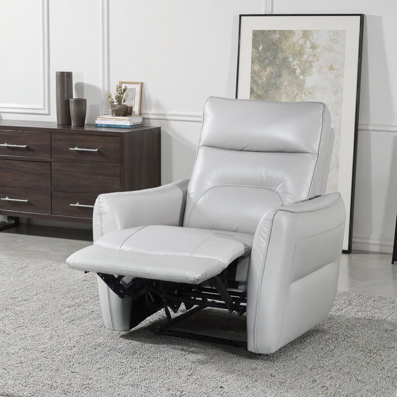 Contemporary Power Lift Recliner with Flare Trim Arms & Smooth Transition - for Living Rooms, Tan