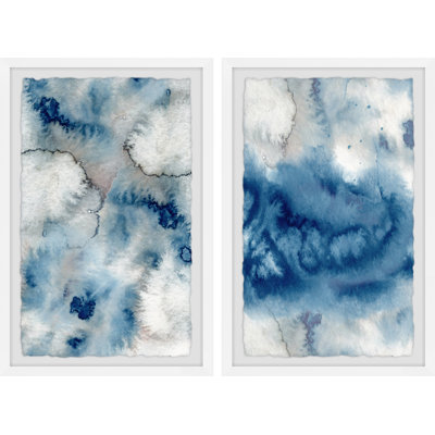 Inside the Blue Abyss 2 Piece Single Picture Frame Painting