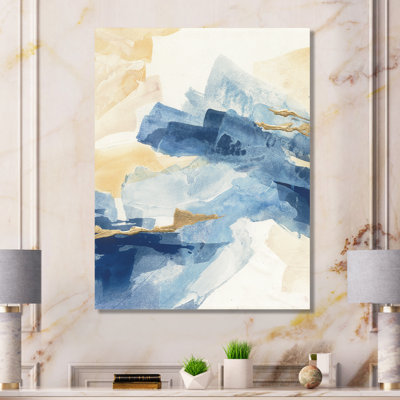 Or indigo II - reproduction d'art sur toile tendue
