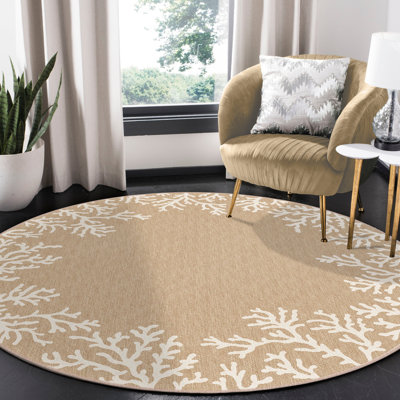 Tapis intérieur / extérieur beige Mancilla
