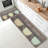 Vintage Scroll Cafe Coffee Cup Home Decor 2 PC Kitchen Rugs Brown